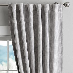 Cotton Linen Blackout Curtain - 44&quot; Wide