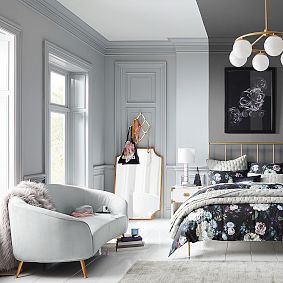 Curved Loveseat