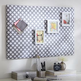Dot Pin-It Pinboard, Gray