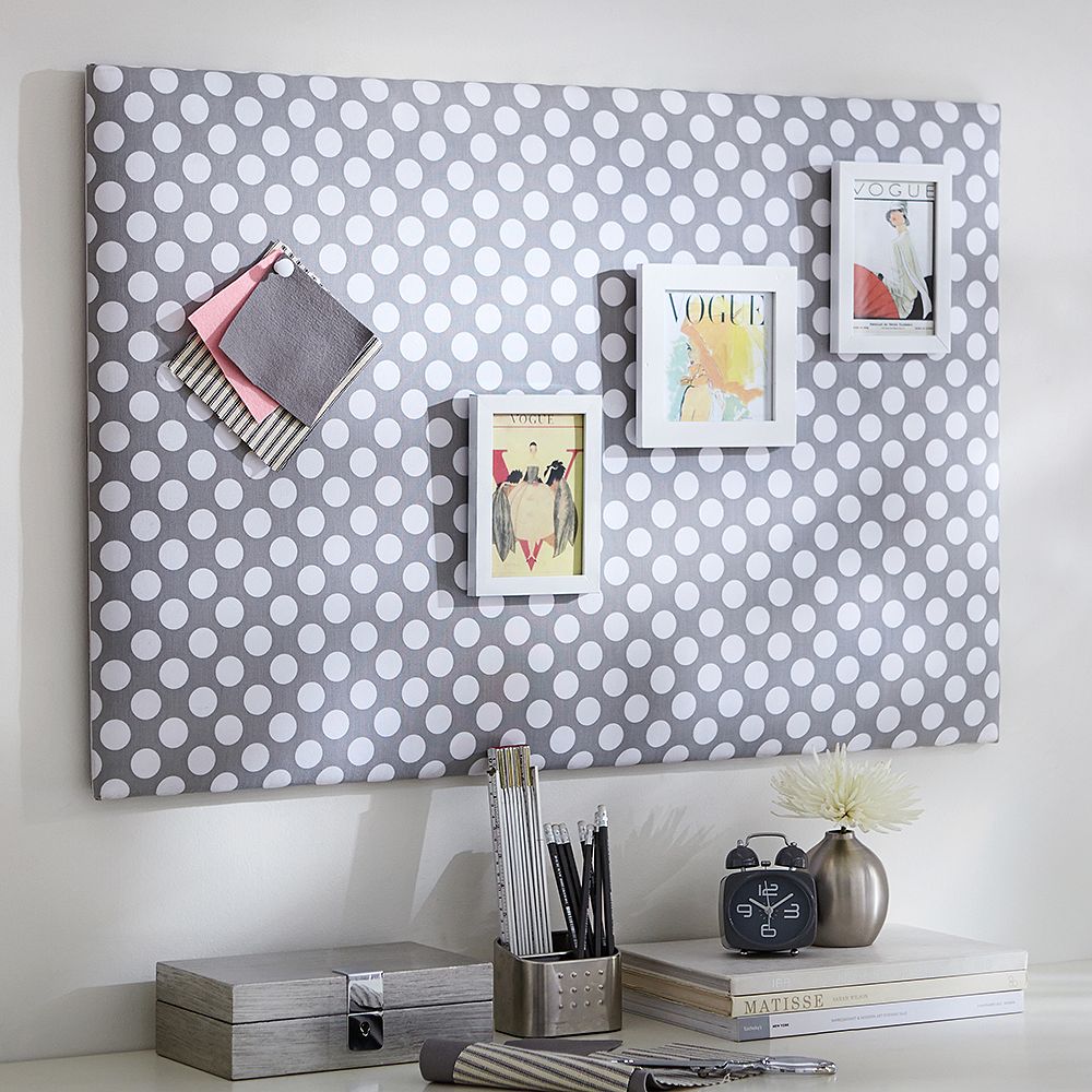 Dot Pin-It Pinboard, Gray