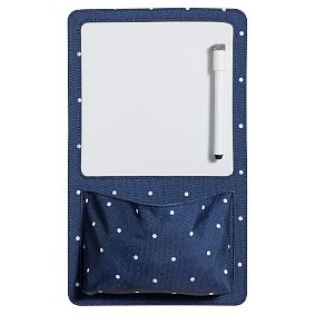 Gear-Up Navy Pin Dot Dry-Erase Pocket