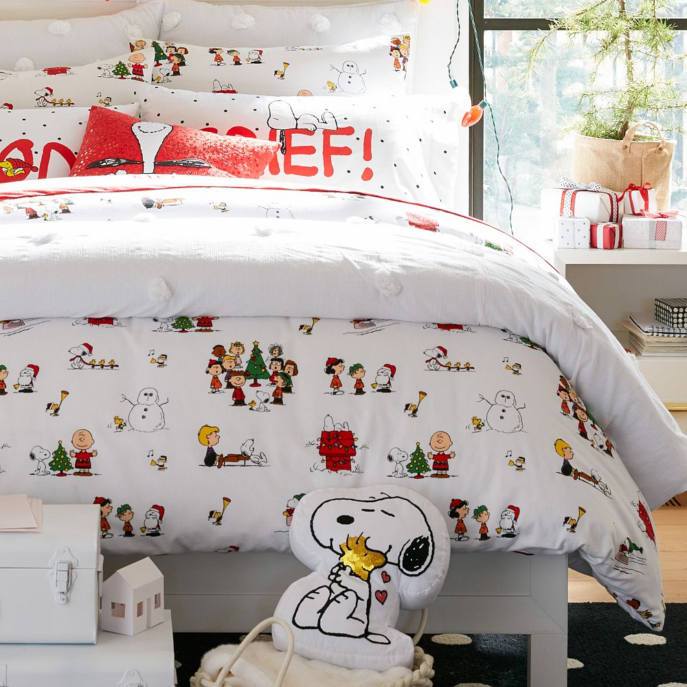 Peanuts&#174;  Flannel Duvet Cover + Sham