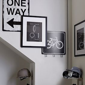 One Way Metal Sign