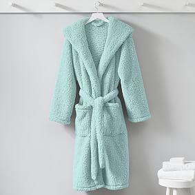 Classic Long Robe - Pale Seafoam