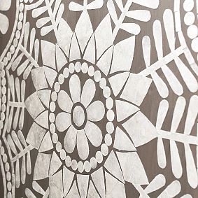 Capiz Mandala Wall Art, 47.25&quot;x47.25&quot;