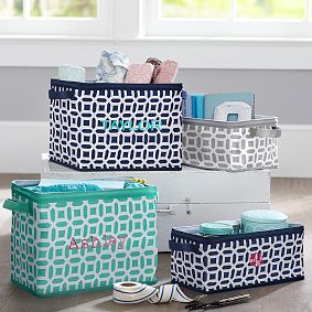 Store-It Canvas Bin Collection, Peyton