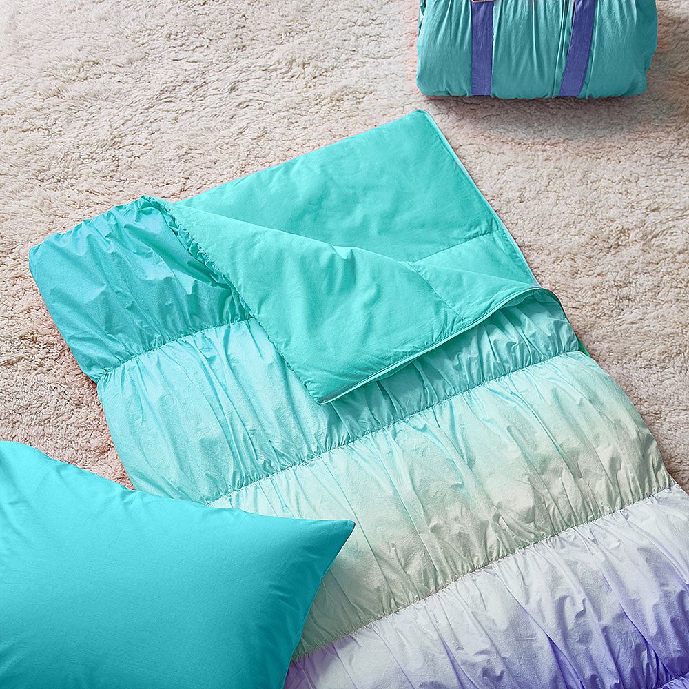 Sunset Ombre Sleeping Bag &amp; Pillowcase, Cool