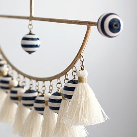 Beaded Tassel Wall Hanging