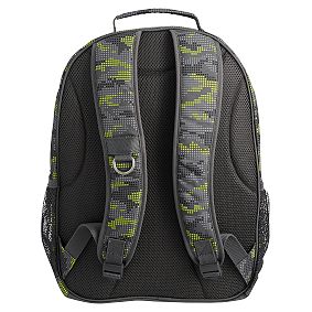 Gear-Up Dot Camo Gray Neon Backpack