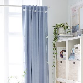 Solid Classic Tassel Blackout Curtain