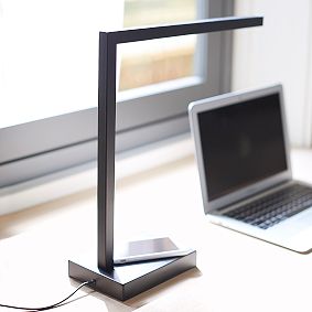 Greene PB LED Task Lamp with Charging Pad and USB (16&quot;)