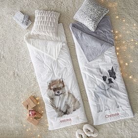 Party Dogs Sleeping Bag, Pomeranian