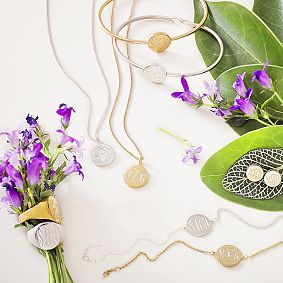 Sarah Chloe Cara Monogram Bracelet