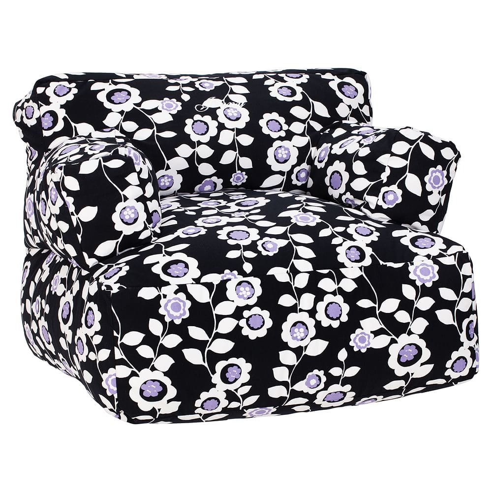 Lavender Nouveau Floral Eco Lounger