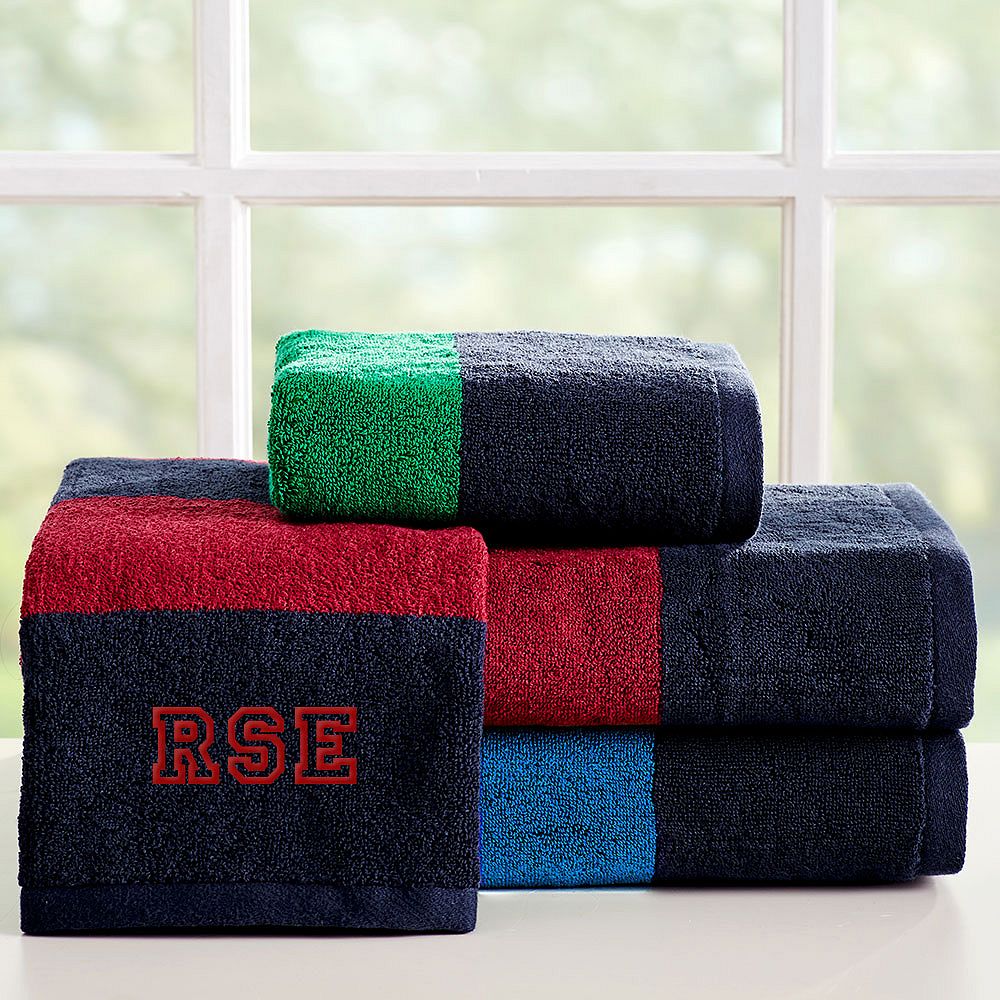 Rugby Stripe  Bath Towels