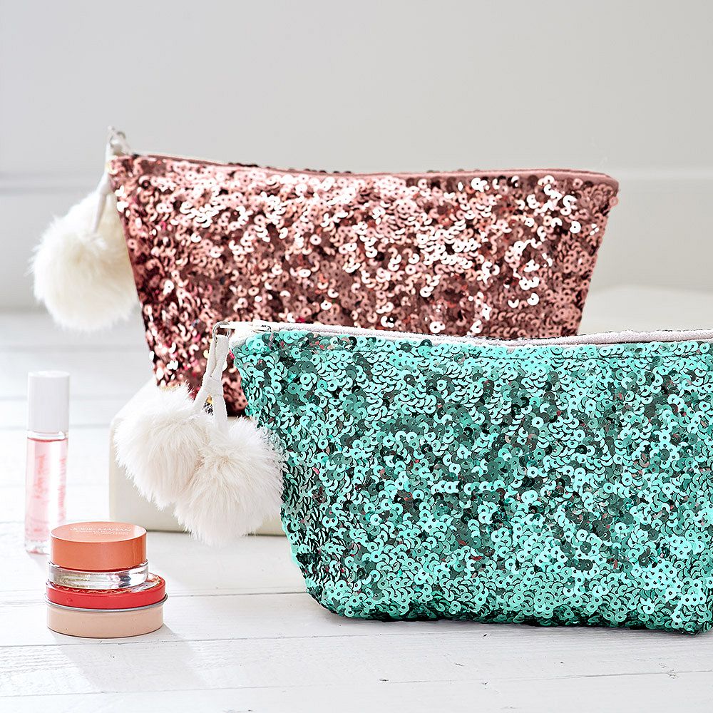 Sparkle Sequin Beauty Pouch