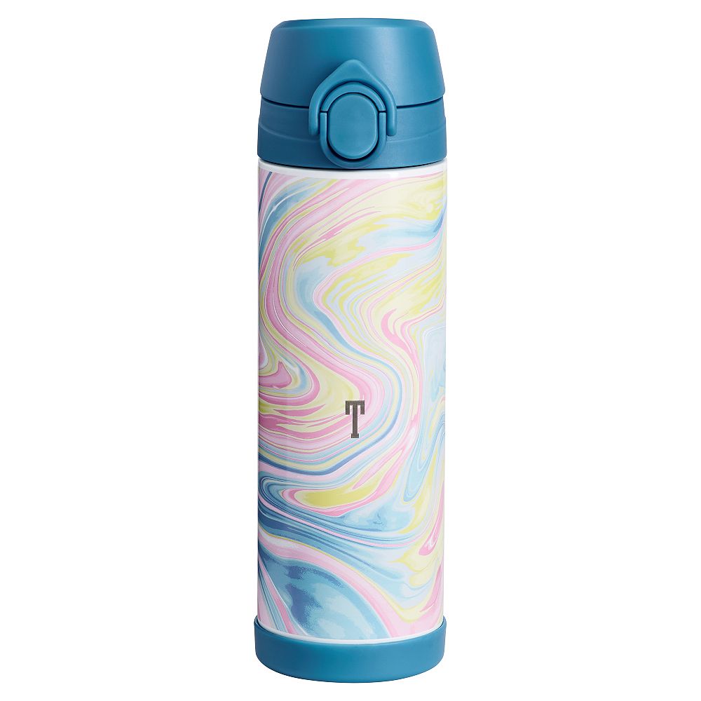 Marble Yellow Multi 17 oz Water Bottle
