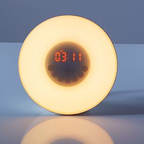 Round Light-Up Alarm Clock