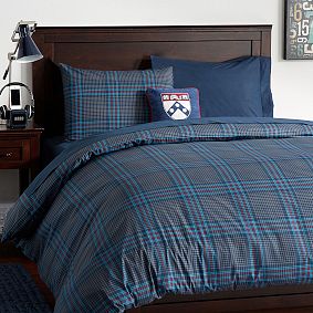 Stadium Plaid Duvet Cover &amp; Standard Sham