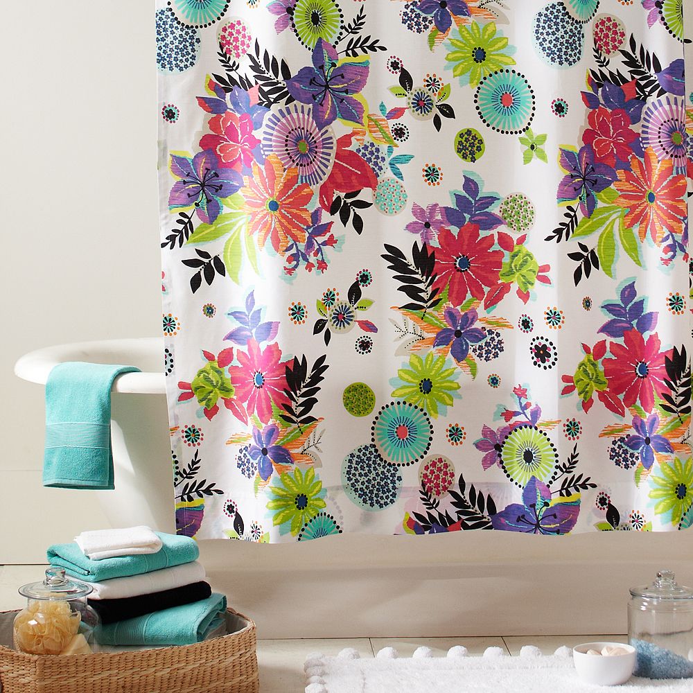 Tropical Garden Shower Curtain