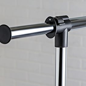 Single Tier Rolling Garment Rack