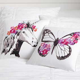 Embroidered Whimsy Pillow Covers