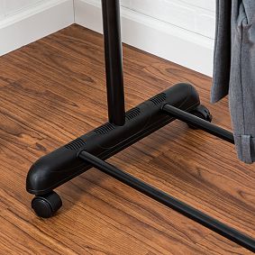 Single Tier Rolling Garment Rack