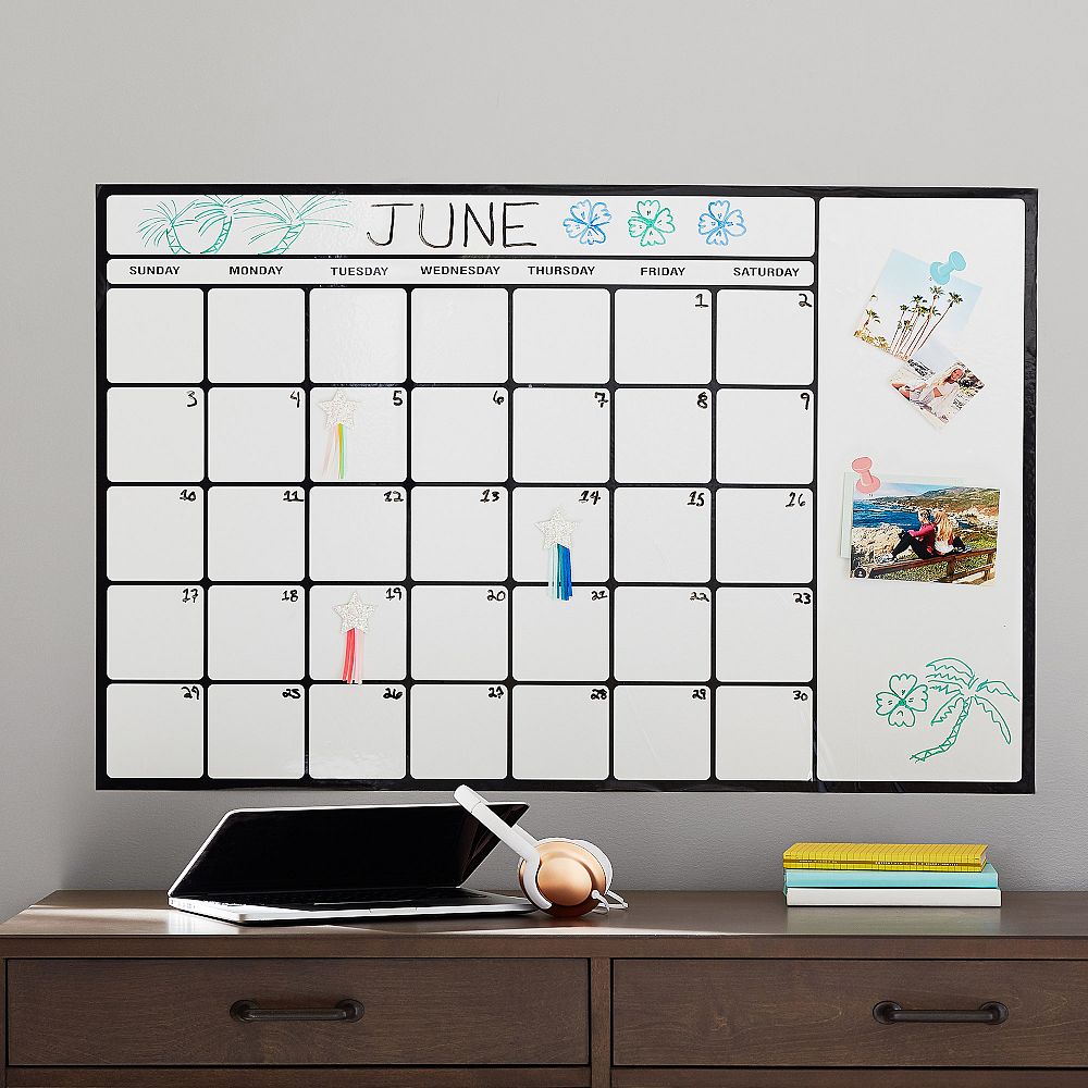Dry-Erase Calendar Decal