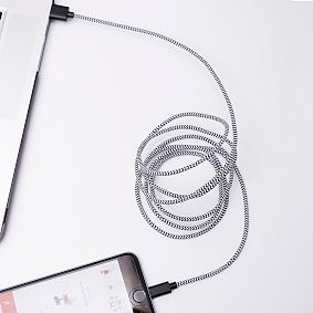 Kikkerland Cotton Braided Charging Cable
