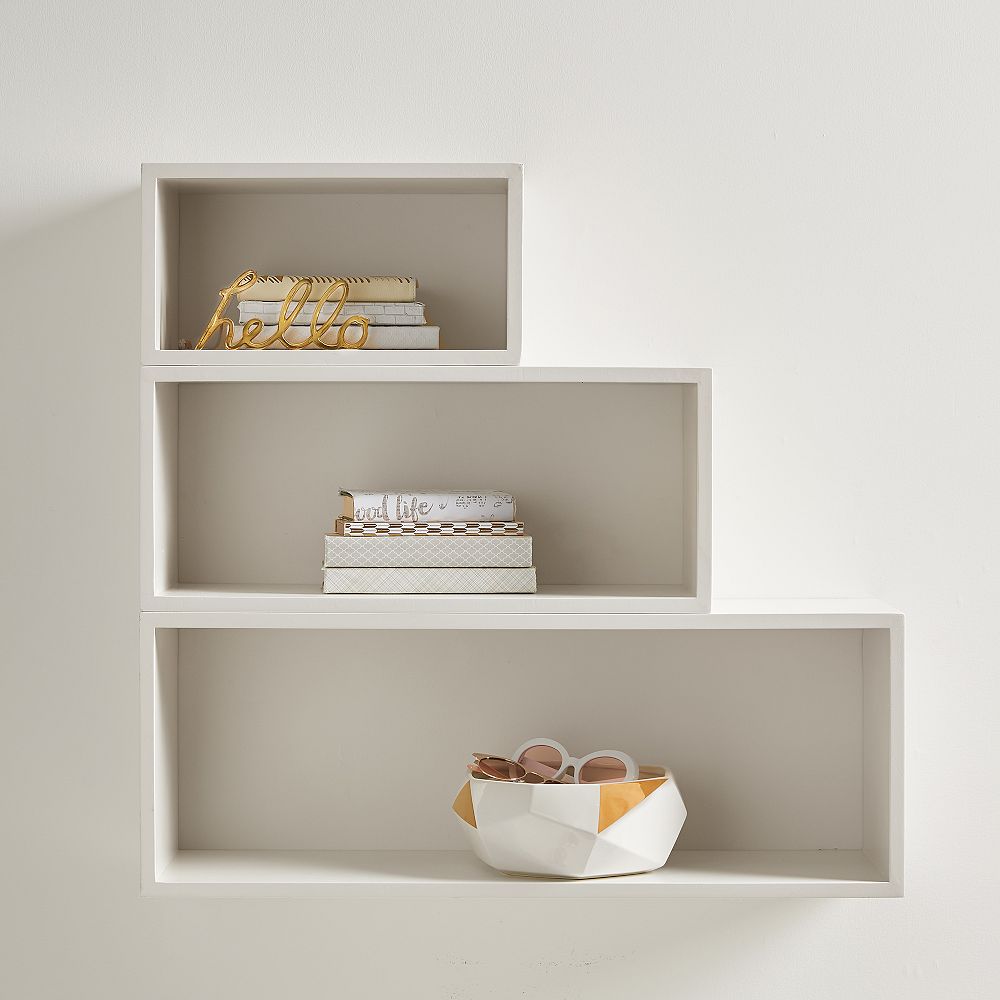 Nesting Cube Shelves, Set of 3