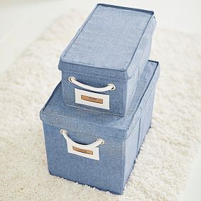 Solid Canvas Bins