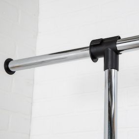 Single Tier Rolling Garment Rack