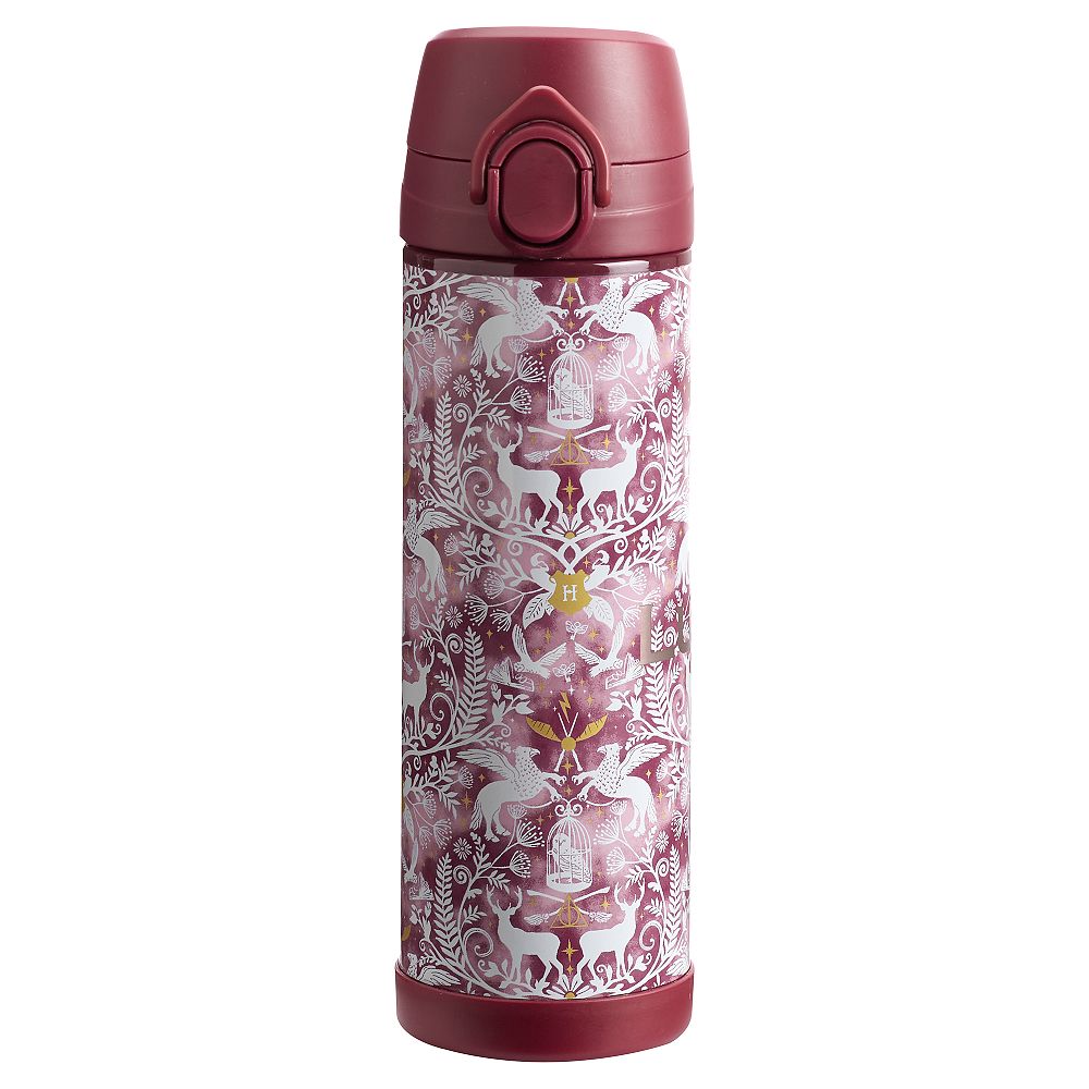 Harry Potter&#8482; Magical Damask 17 oz Water Bottle, Burgundy