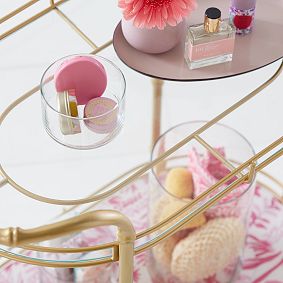 Lilly Pulitzer Bamboo Beauty Cart