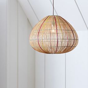 Wicker Orb Pendant