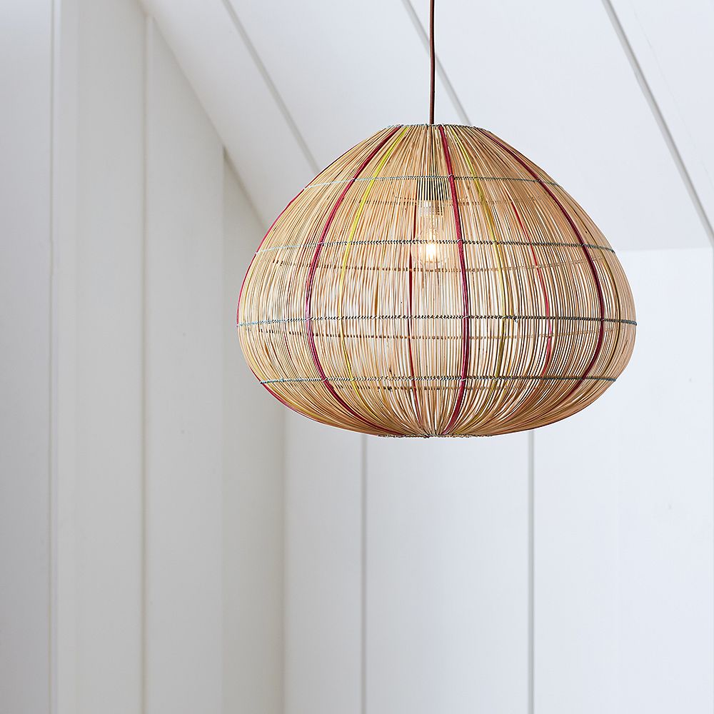 Wicker Orb Pendant