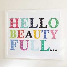 Hello Beauty Full Wall Art