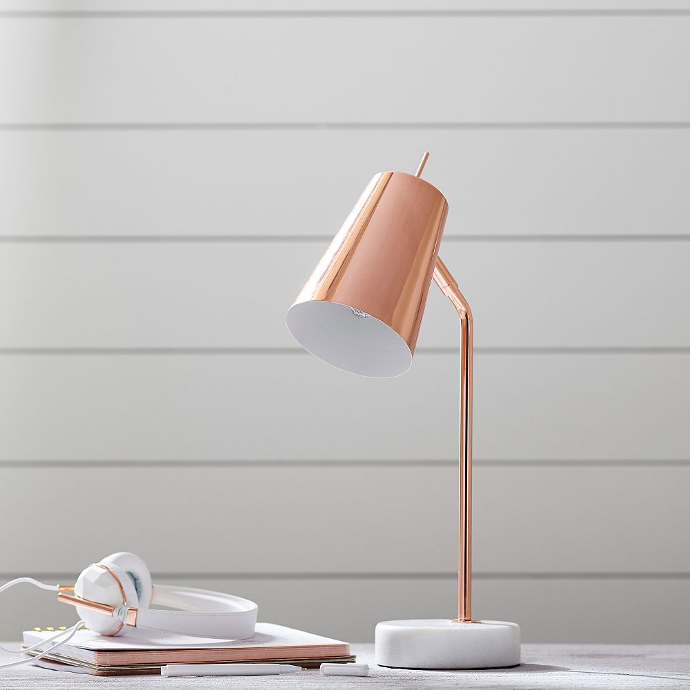 Isabella Rose Taylor Rose Gold Task Lamp