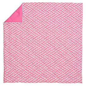 Links A Lot Comforter &amp; Sham, Bright Pink
