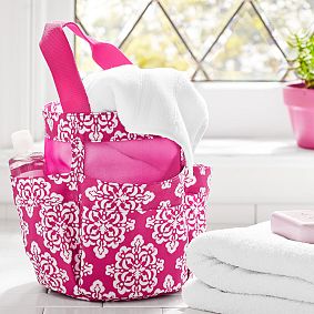 Student Shower Set, Ikat Medallion, Pink