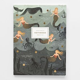 Rifle Paper Co. Mermaid Notebooks, Set of 2