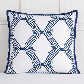 Bow Euro Pillow Cover