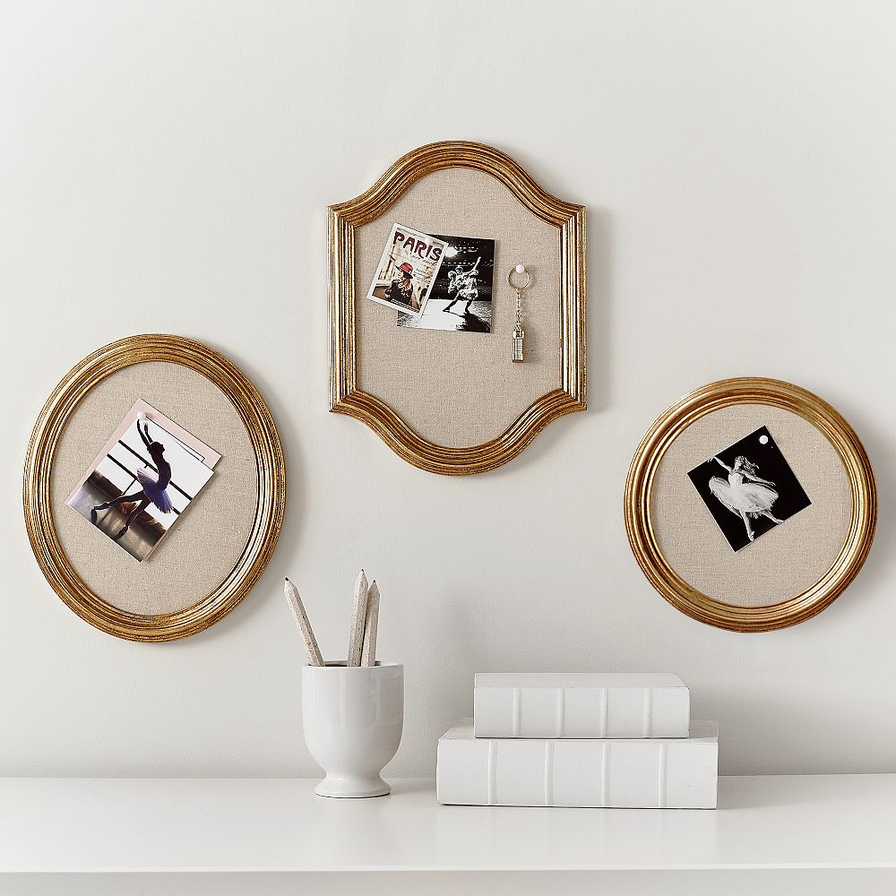 Framed Mini Pinboards, Set of 3