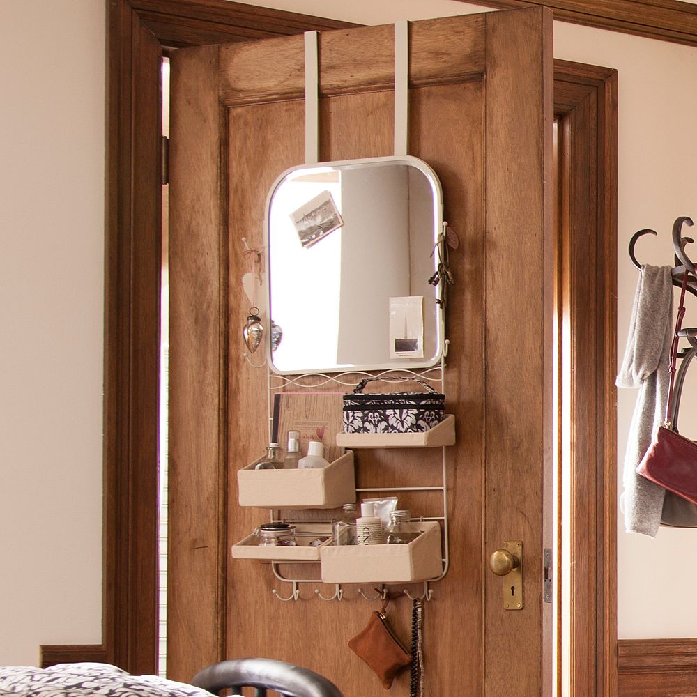 Over The Door Mirror Rack