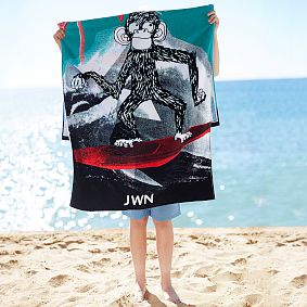 Surfin Monkey Beach Towel
