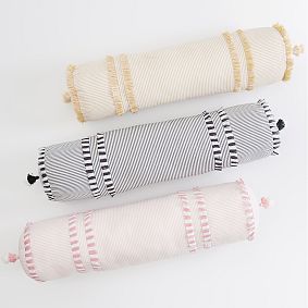 Fringe Bolster Pillow