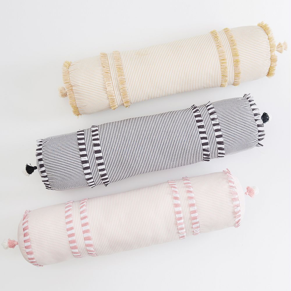 Fringe Bolster Pillow