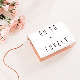 Rose Gold Micro Cinema Lightbox