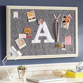 Mini Dot Framed Pinboard - Black