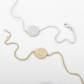 Sarah Chloe Cara Monogram Bracelet